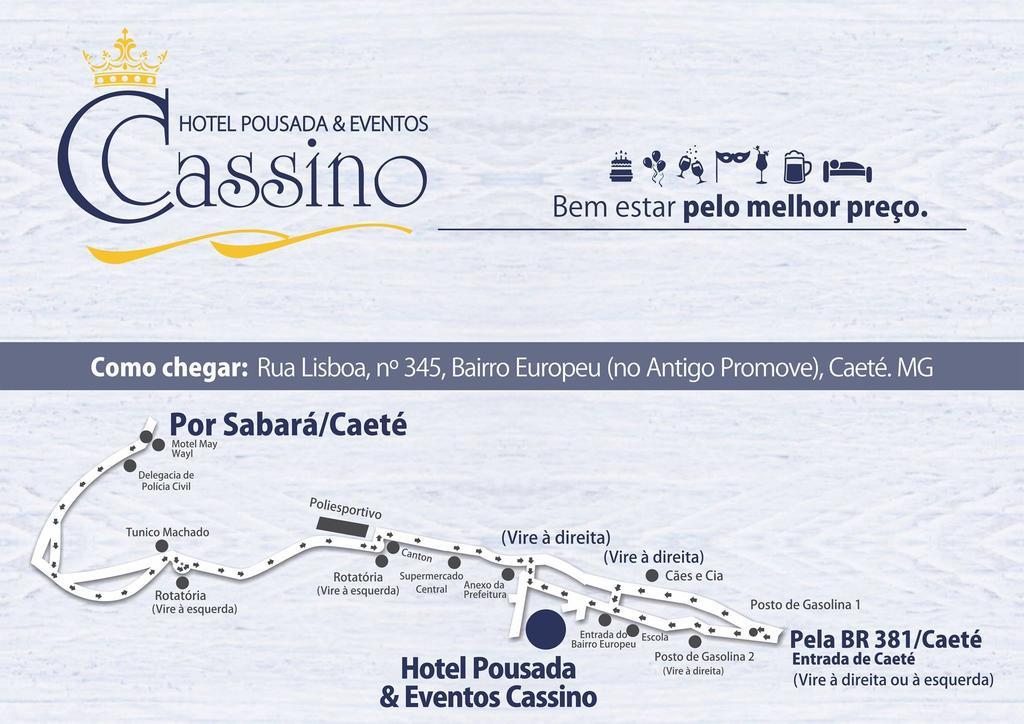 Hotel Pousada & Eventos Cassino Caeté Eksteriør billede